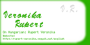 veronika rupert business card